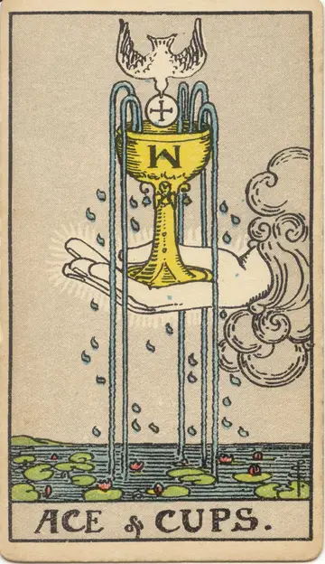 Lá Ace of Cups (Át Cốc)