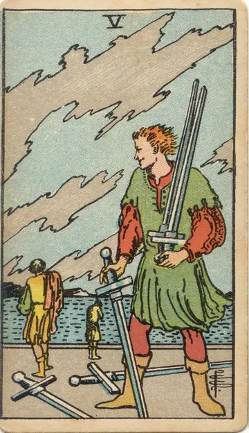 Lá Five of Swords (Năm Kiếm)