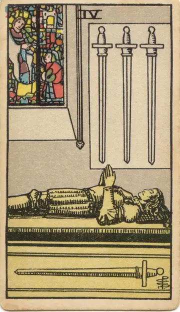 Lá Four of Swords (Bốn Kiếm)