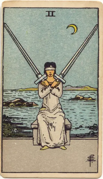 Lá Two of Swords (Hai Kiếm)